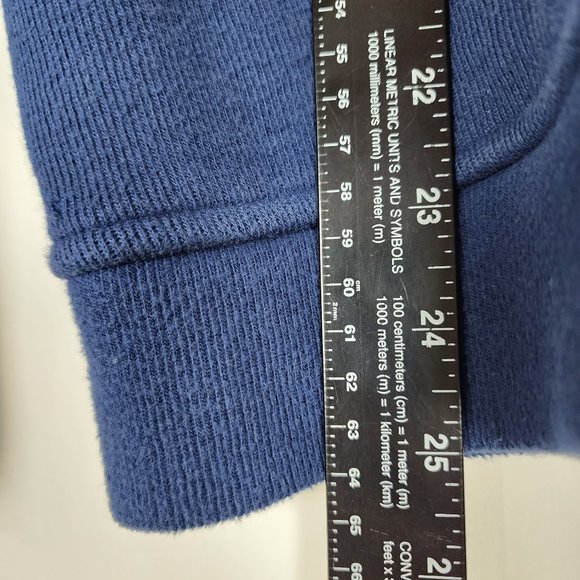 Breckenridge Sea Helm Knit Turtleneck Sweater Mens Medium Long Sleeve Full Zip - Picture 10 of 11